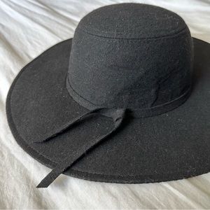 Leith Floppy Felt Hat, OS, Black